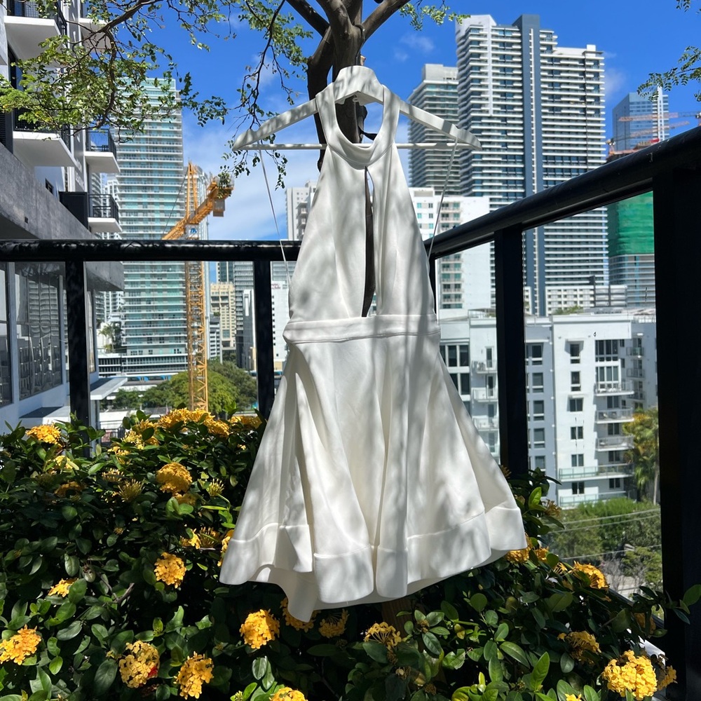 Mini Dress with high neck